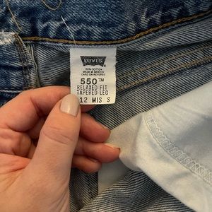 Levi denim shorts